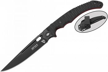 Аватар сталь Д2 Black Red с чехлом