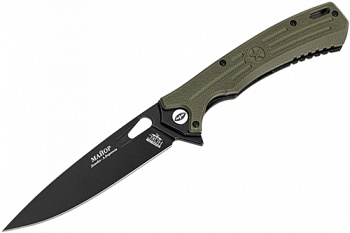 Майор сталь AUS8 Black-Green